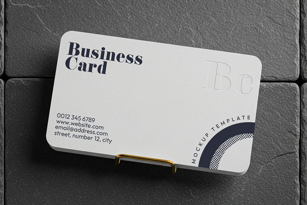 Standard Business Card Mockup, a Product Mockup by Designer Dude
