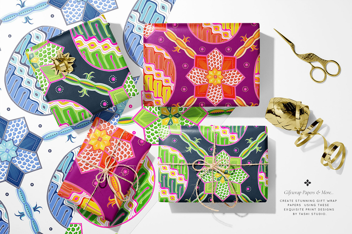 Nusari, Luxury Mod Batik-Vector Art!, a Pattern Graphic by TSTUDIO (Photo 11 of 14)