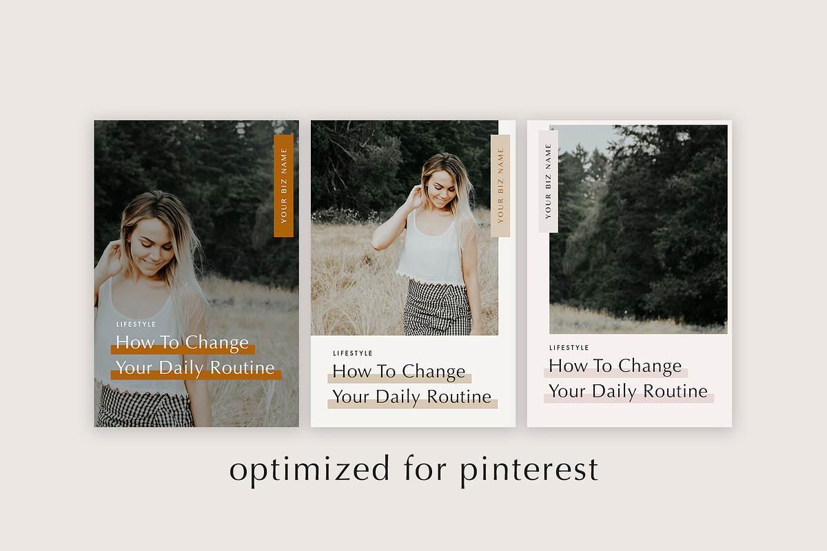 SALE | Pinterest Template Bundle Kit, a Social Media Template by molly ho studio (Photo 3 of 7)