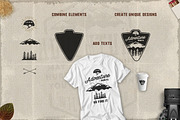 9 Adventure Logos & Tee Designs, an Object Graphic by JeksonGraphics (Thumbnail 7 of 10)