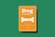 Dog Walker Flyer, a Flyer Template by FaraHelal (Thumbnail 2 of 3)