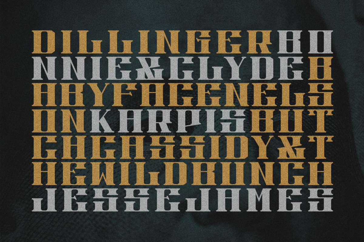 Grand Heist, a Serif Font by Chad Palmer Designs (Photo 5 of 10)