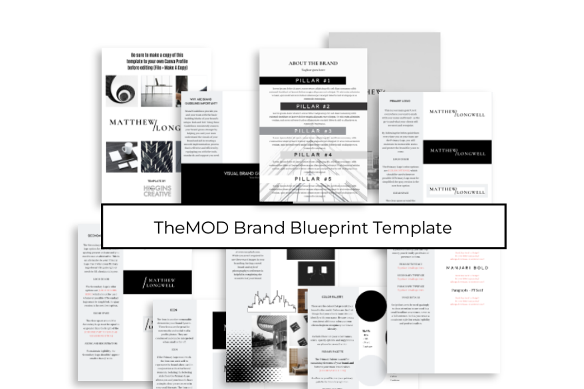 Brand Blueprint Template - MOD, a Templates & Theme by The Higgins Creative (Photo 2 of 5)
