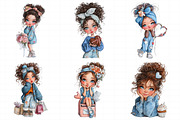 Valentine Cute Girl Clipart Png, an Illustration by Daily.Designs (Thumbnail 6 of 8)