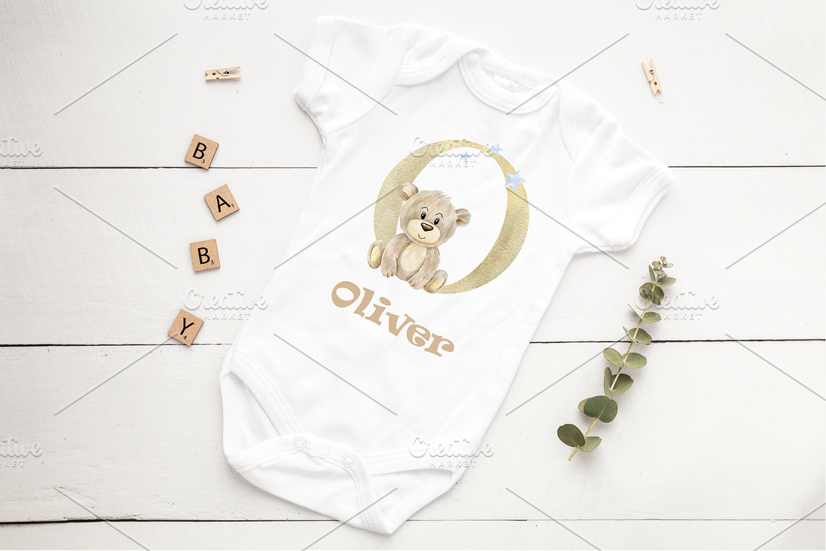 Baby boy and girl clipart., an Object Illustration by TaPilipa (Photo 6 of 15)