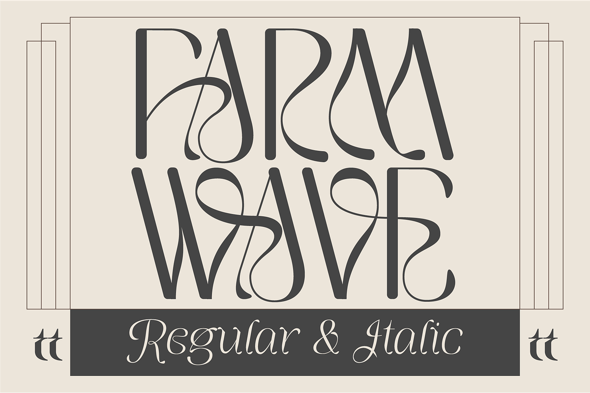 Farm Wave - Regular & Italic, a Font by AuthenType (Photo 1 of 10)