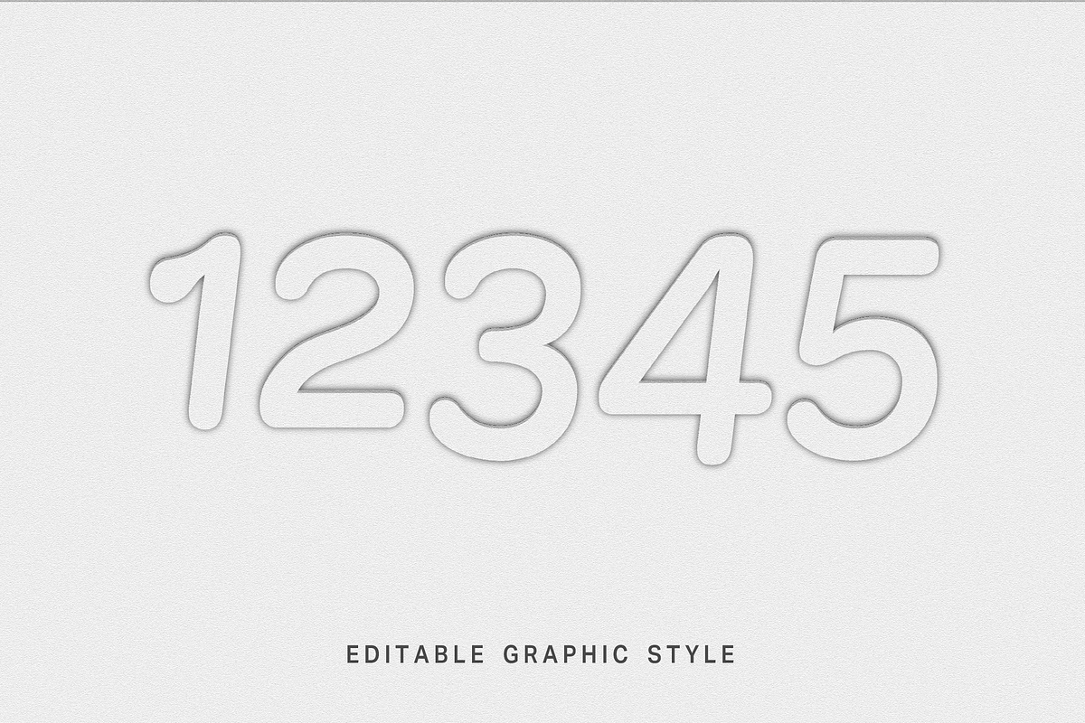 Soft Emboss Outline Text Effect preview 2