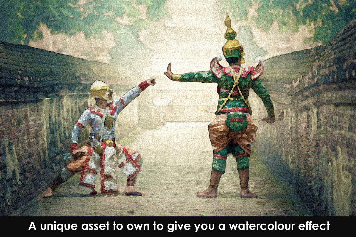Watercolour Photoshop Action, an Action Add-On by Dene Studios (Photo 9 of 14)