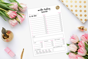 Work From Home - Printable Planner