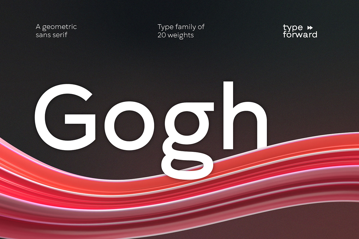 Gogh Font Family, a Sans Serif Font by Type Forward (Photo 1 of 9)