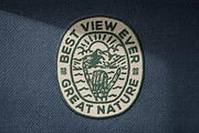 Stitching Embroidery Patch Mockup, a Merchandise Mockup by Design Squad (Thumbnail 1 of 4)