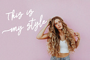 Manttanbia Monoline Script Font, a Script Font by NTC Graphic (Thumbnail 4 of 9)