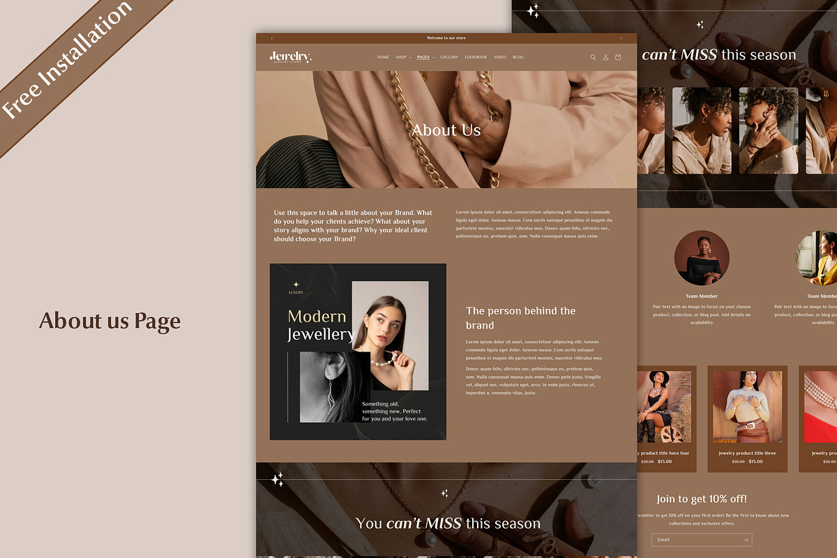 Jewelry Shopify Theme | Jewelry Store preview 3