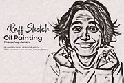Raff Sketch Art Action, an Action Add-On by DesignCave (Thumbnail 1 of 5)