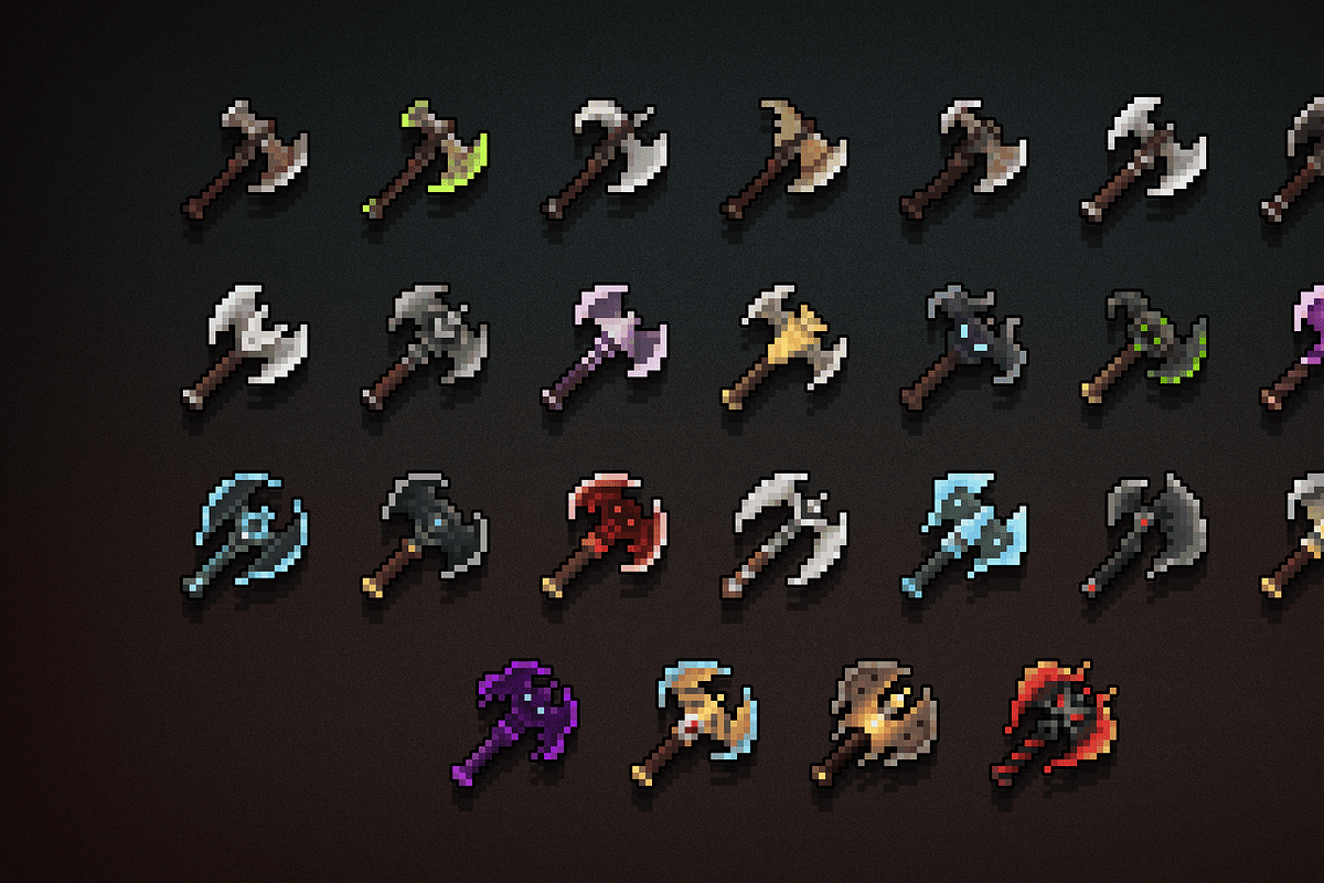 2D Pixel - RPG Icon, a Solid Icon by LAYERLAB (Photo 2 of 16)