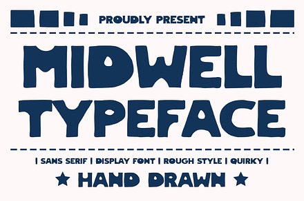 Midwell - Display Font, a Sans Serif Font by Arendxstudio