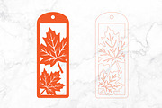 Maple Leaf Bookmark SVG Laser Cut, an Object Graphic by Rose Art (Thumbnail 3 of 3)