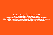 Smiles Playful Font, a Sans Serif Font by QR Design Studio (Thumbnail 6 of 10)