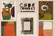 Fall Abstract Backgrounds & Cut Outs, a Decorative Illustration by whiteheartdesign (Thumbnail 7 of 28)