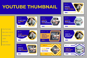Business Youtube Thumbnail, a Social Media Template by Lakhan1998