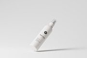 White Plastic Spray Bottle Mockups, a Packaging Mockup by MockupFree.Net (Thumbnail 2 of 7)