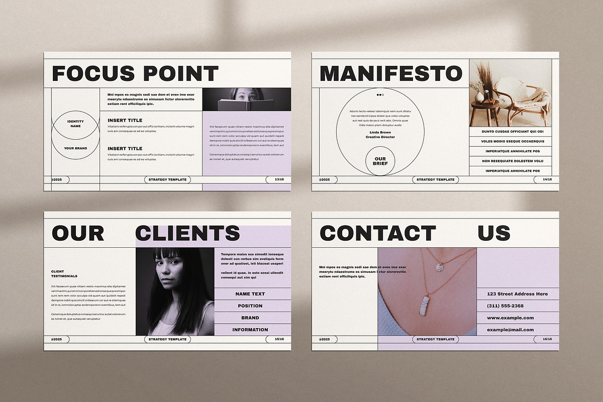 Brand Strategy Guide Presentation, a Presentation Template by TemplatesForest (Photo 5 of 6)