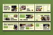 Agency Business Plan Google Slide, a Presentation Template by graphicook (Thumbnail 4 of 8)