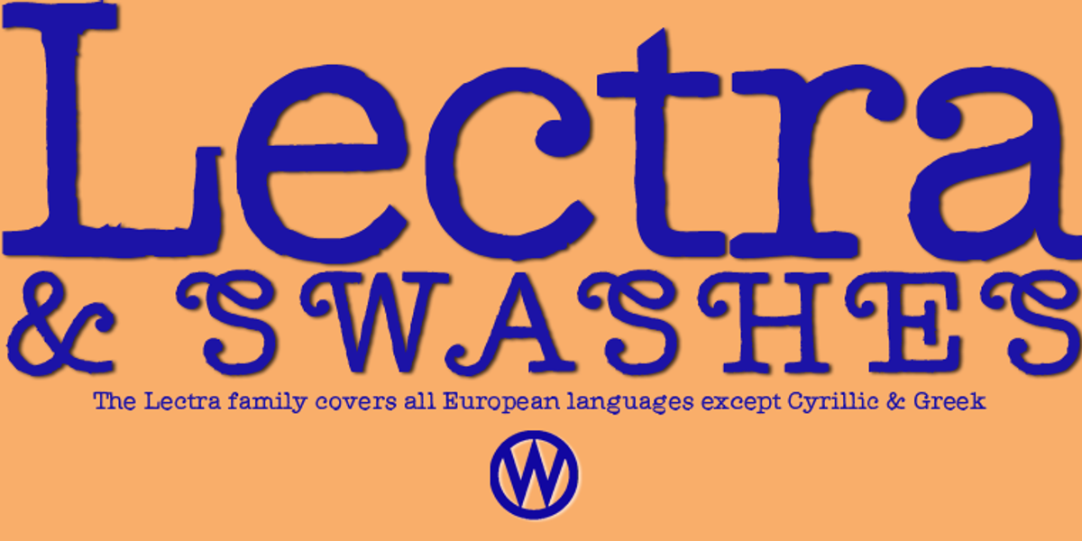 LectraBold, a Font by Wiescher-Design (Photo 1 of 6)