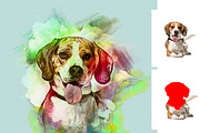 Watercolor Portrait Art, an Action Add-On by MRI STUDIO (Thumbnail 6 of 15)