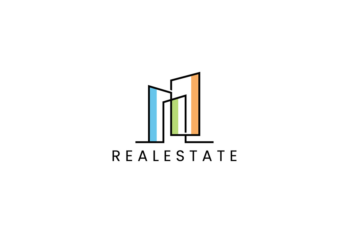 Real Estate Modern Minimal Logo, a Branding & Logo Template by Your Choice Art