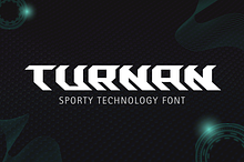 Turnan - Sporty Technology Font