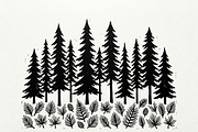 Majestic Pine Trees SVG, a Finance Illustration by Amazin_art (Thumbnail 30 of 41)