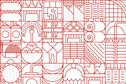 Takeaway fast food pattern, a Food Illustration by Vector Tradition (Thumbnail 1 of 3)