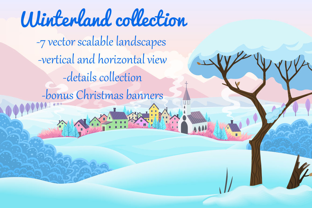 Vector winterland collection, an Animal Illustration by SHMEL_Studio (Photo 1 of 10)