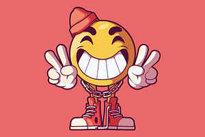 Cool Emoji!, a Technology Illustration by pedrors
