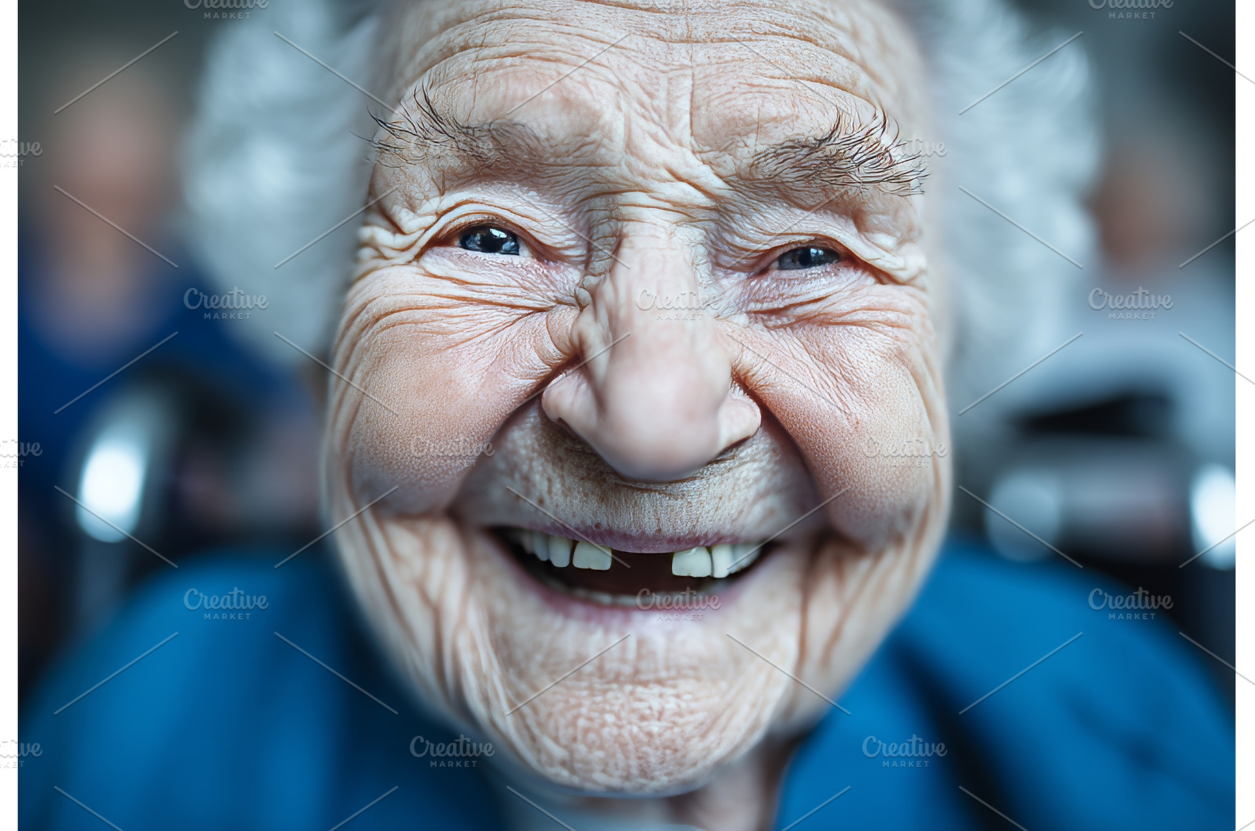 At a nursing home, a senior woman, a Person Photo by ZinetroN