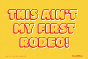 Chonky Kitty! - A Phat Font, a Sans Serif Font by Komet & Flicker (Thumbnail 3 of 15)