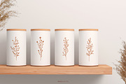 Floral Line Drawings Logo Elements, an Illustration by Kaya Fonts (Thumbnail 9 of 10)