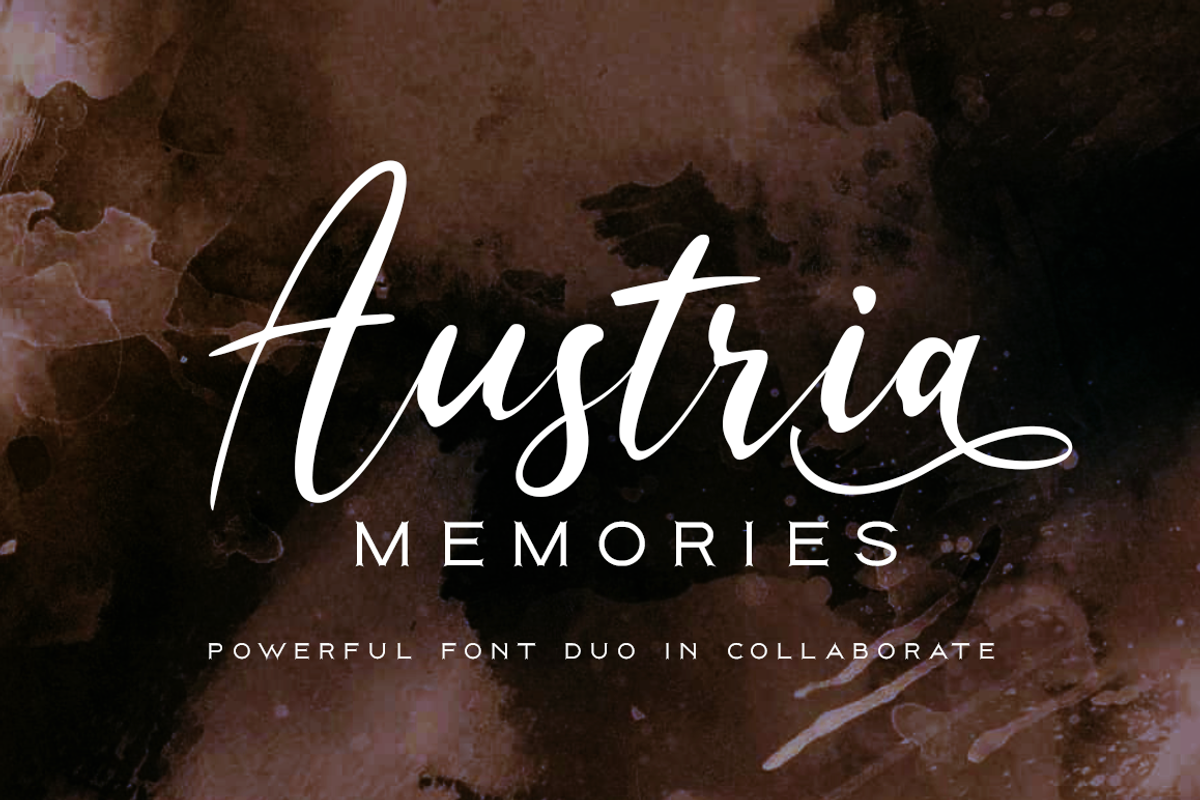 Austria Memories Font Duo