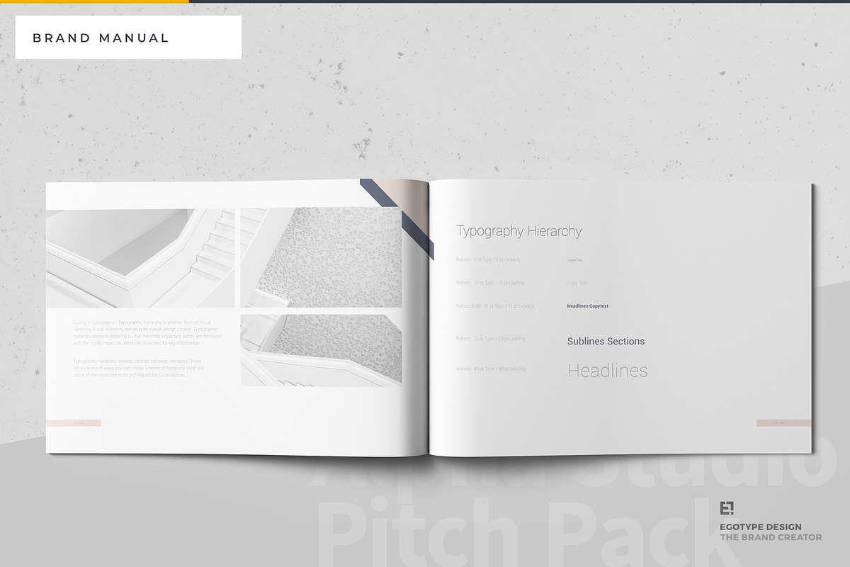 Calm Brand Guidelines, a Brochure Template by Egotype (Photo 17 of 35)