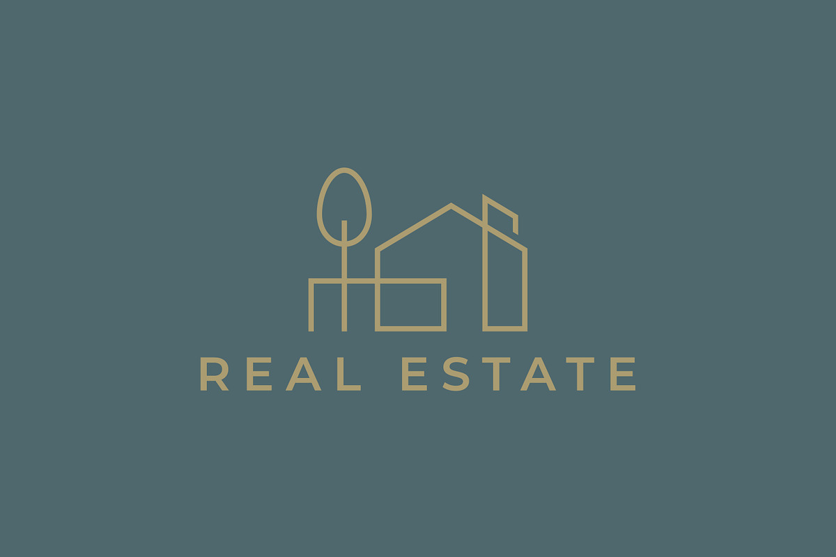 Real Estate Minimalist Logo, a Branding & Logo Template by Signatoro (Photo 1 of 2)