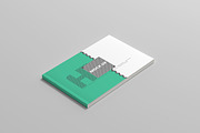 165 Brochure Mock-ups Big Bundle, a Print Template by pmvch (Thumbnail 80 of 170)