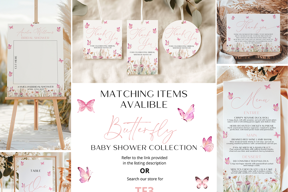 Spring Bridal Shower Welcome Sign, an Invitation Template by Digital_Mind (Photo 3 of 6)