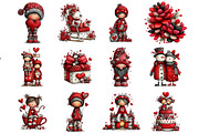 valentines day Clipart, an Illustration by DreamArtGraphic (Thumbnail 3 of 4)