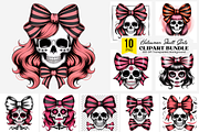 10 PNG Gothic Skull Girl PNG Clipart, an Illustration by Clipart Bloom (Thumbnail 1 of 11)