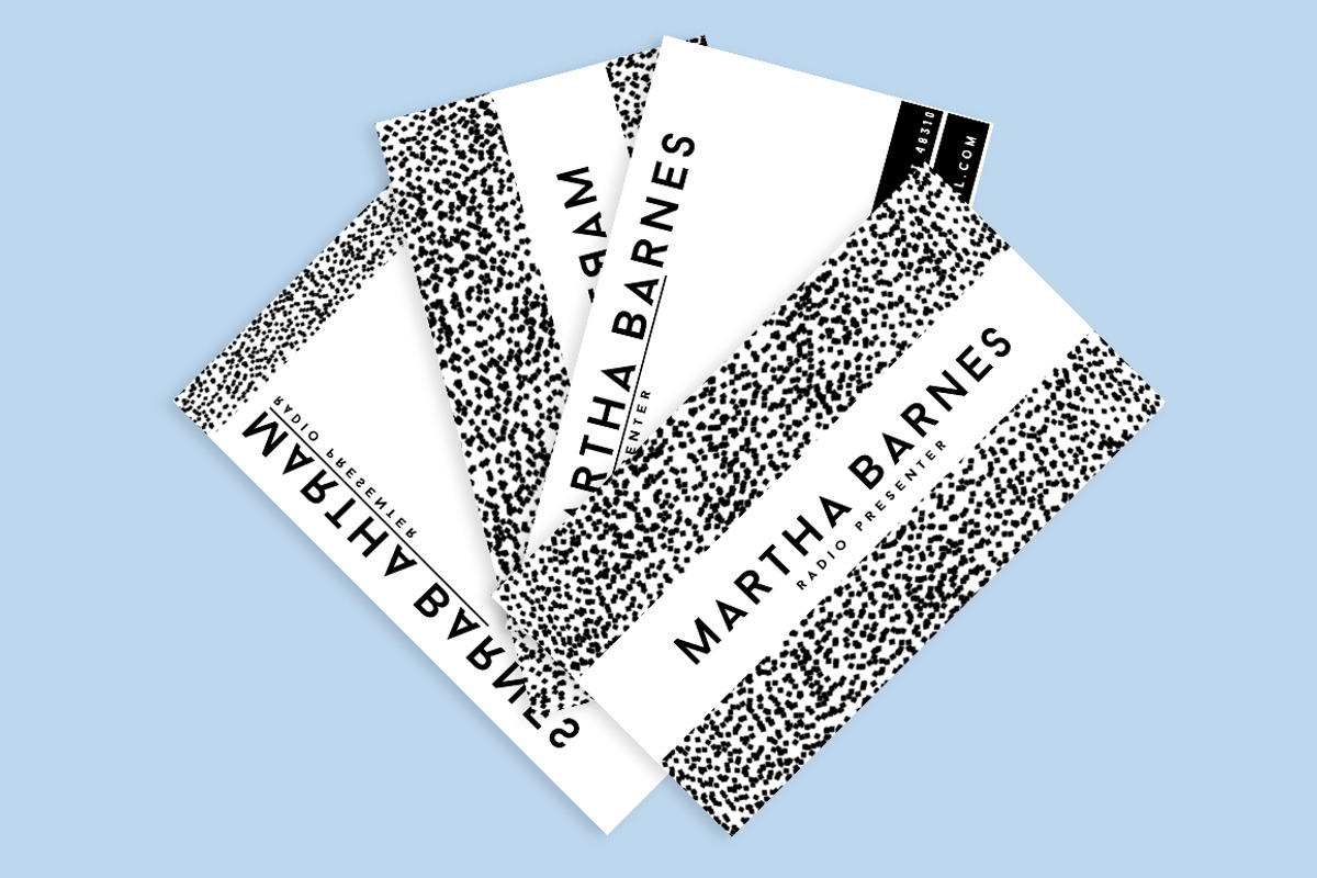 Modern Black And White Business Card, a Business Card Template by cadinera (Photo 3 of 6)