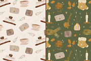 Cozy Autumn | Cliparts and Patterns, an Object Illustration by OkPen (Thumbnail 9 of 18)
