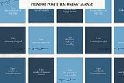 Affirmation Card Deck Canva Template, a Templates & Theme by Digital By Nikoleta (Thumbnail 3 of 10)
