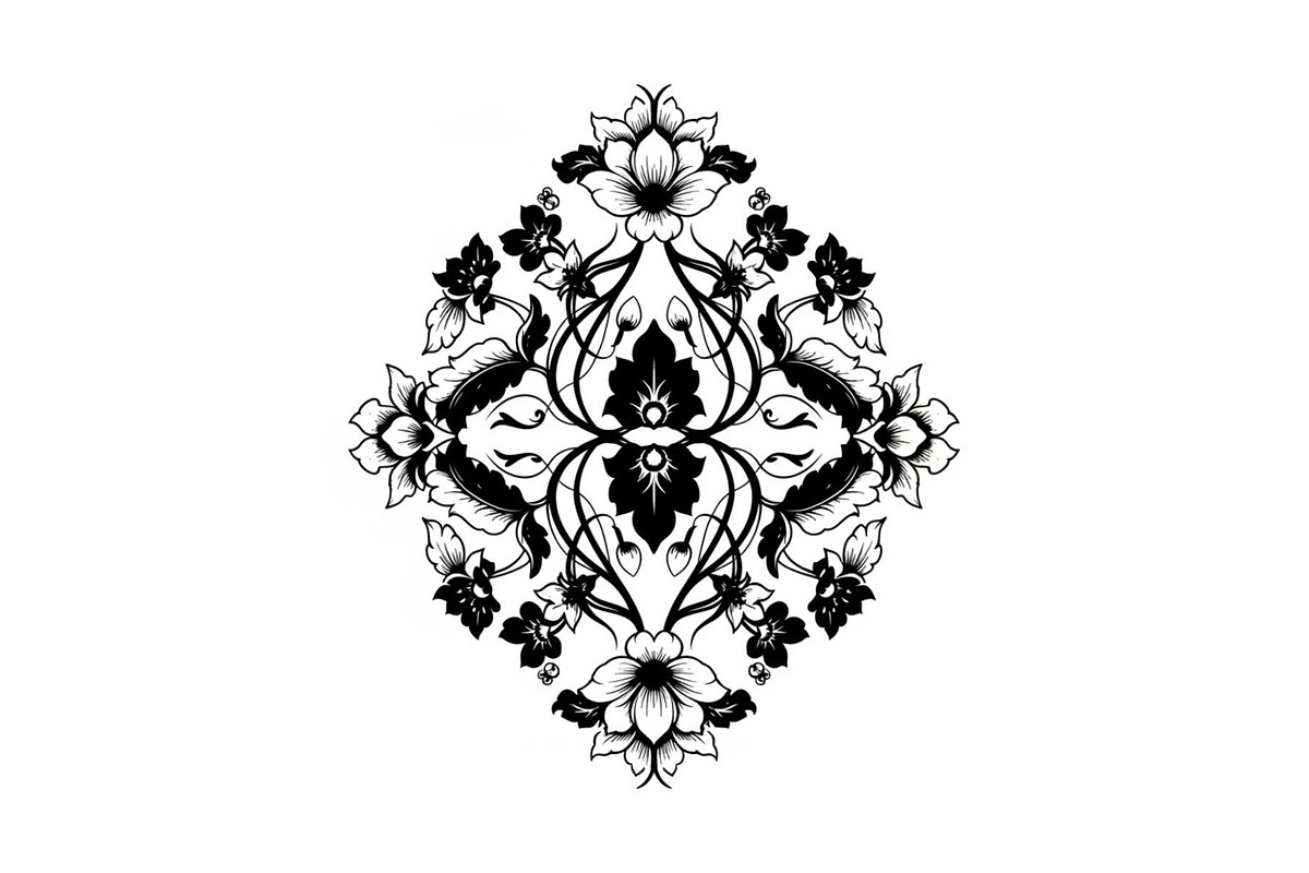 Floral Ornament Silhouette Bundle, an Illustration by BIPLOB EXPERT (Photo 49 of 51)