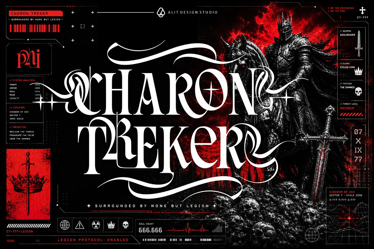 Royal Hatred Typeface, a Blackletter Font by alit design (Photo 2 of 20)